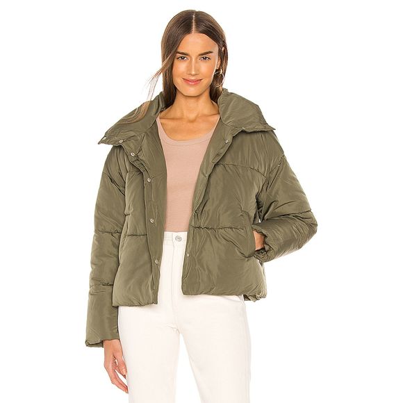 Free People Wing Collar Puffer Coat Xl 